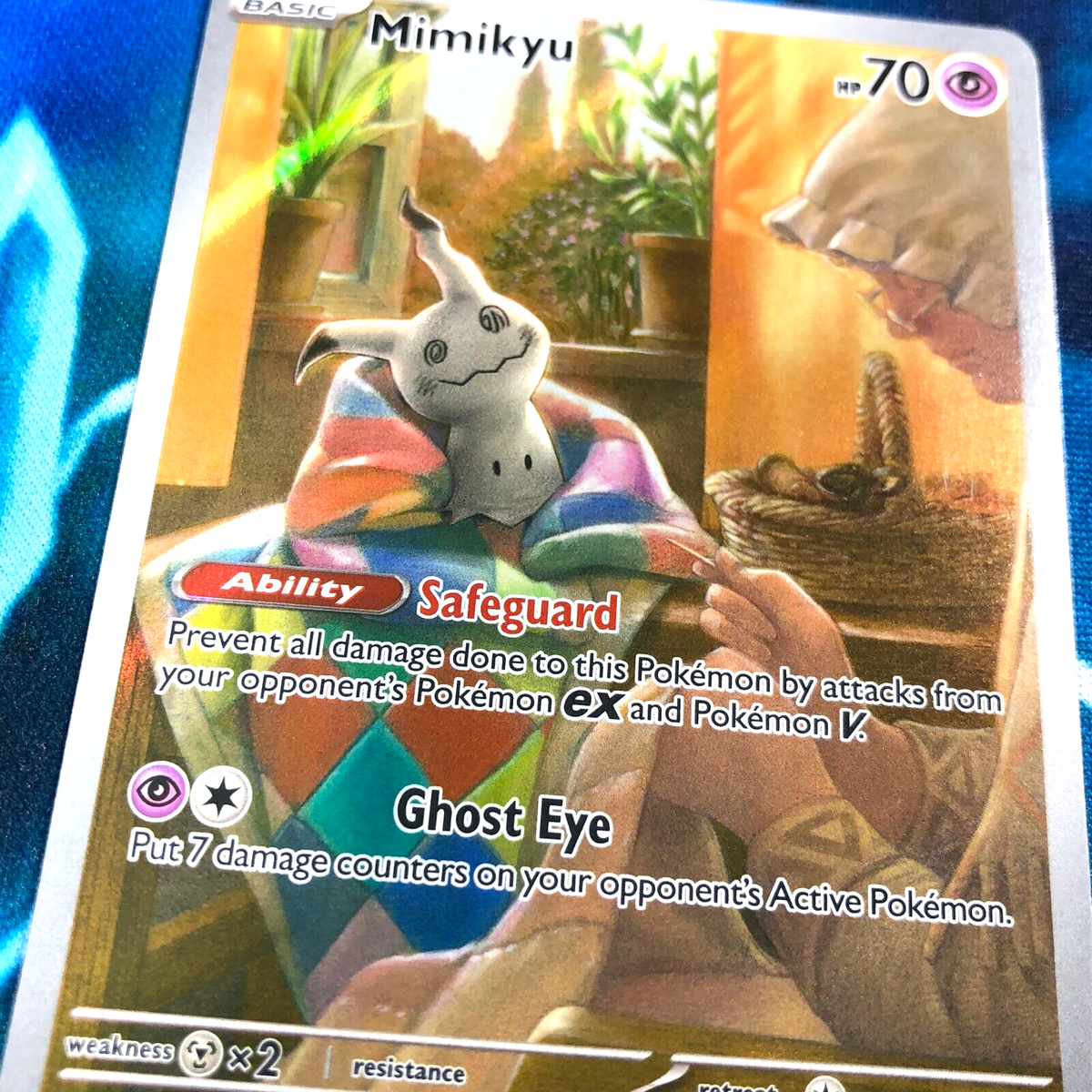 Mimikyu - SVP075 - Shiny Full Art Illustration Promo Rare Mimikyu - SVP075 - Shiny Full Art Illustration Promo Rare