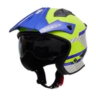 Spada Rock 6 Open-Face Trials Pilot Blue White Fluo