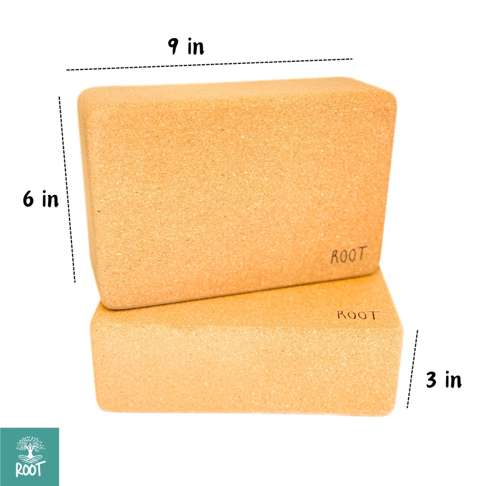 Bloques de yoga de corcho premium ROOT Foto 4 de 4