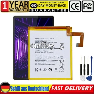 MARKENLOS Akku Für Lenovo Tab M10 FHD Plus TB-X606X TB-X606F TB-X306F L19D1P32 SB18C59876