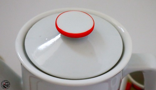 VTG RETRO Mid Century GEOMETRIC Pitcher W/ 4 Mugs Cups Vintage Ceramic ABSTRACT - Picture 5 of 8