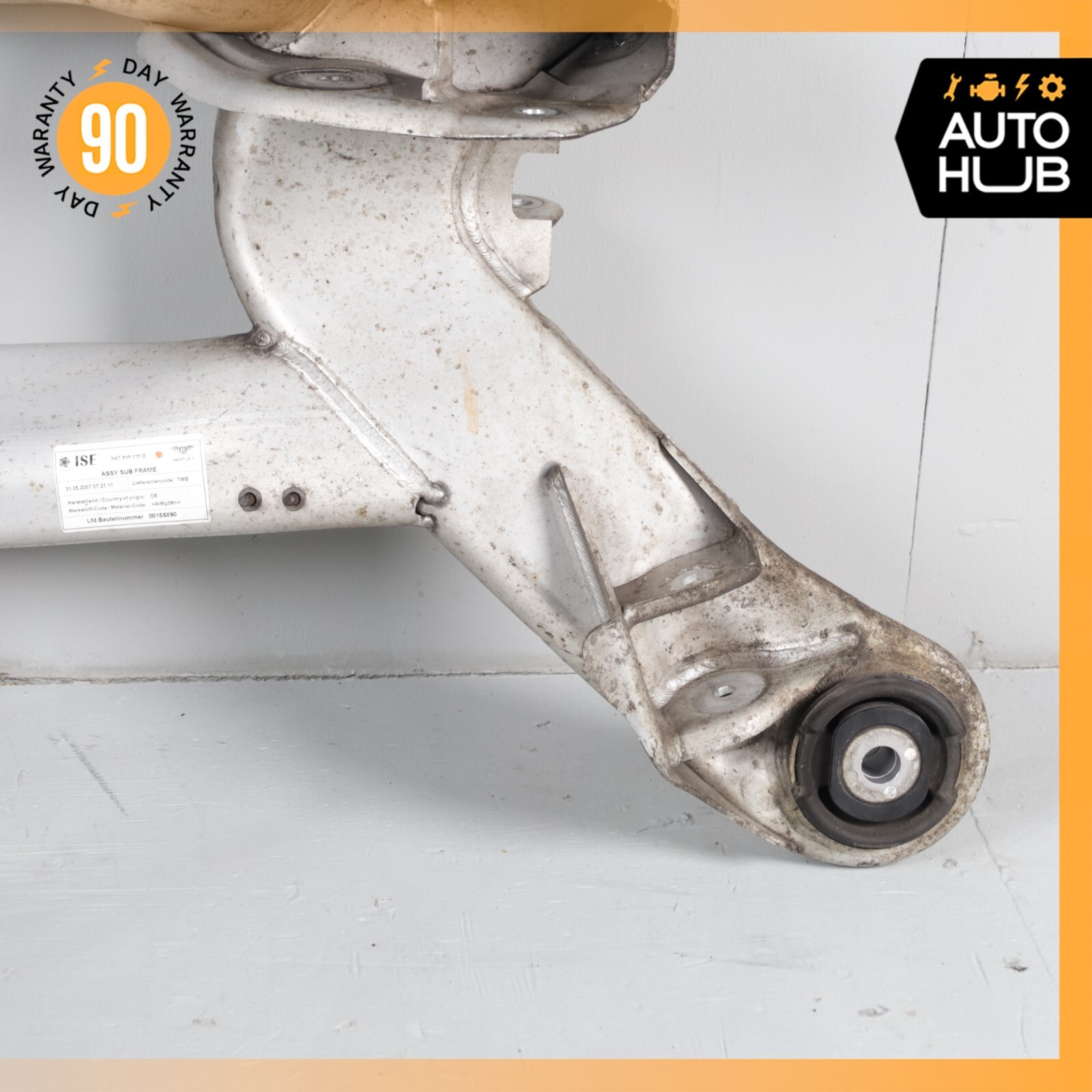 07-11 Bentley Continental GTC Rear Subframe Crossmember Cross Member OEM 62k