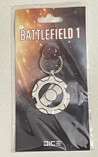 Electronic Arts DICE Thinkgeek BATTLEFIELD 1 KEYCHAIN 2016 EXCLUSIVE NEW SEALED
