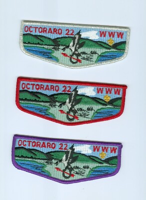 OA  Lodge 22 Octoraro Ordeal, Brotherhood & Vigil flaps jp