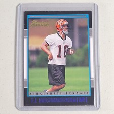 TJ Houshmandzadeh Rookie Card RC #165 – 2001 Bowman – Cincinnati Bengals – WR . rookie card picture
