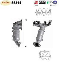 ✅ Katalysator für Fiat Grande Punto/Grande Punto Van/Linea, 1.4, 55/57kW, Euro 4