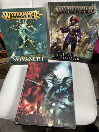 Warhammer 40000 Indomitus; Cities Sigmar; Sylvaneth 3 books