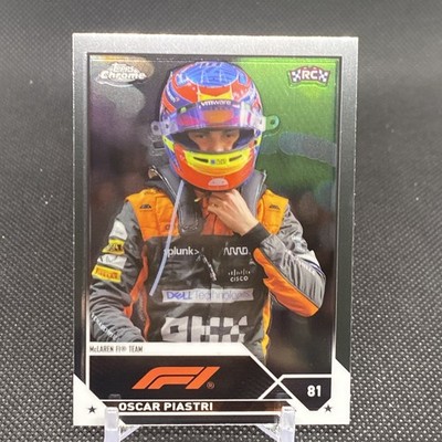 2023 Topps Chrome Formula 1 F1 Oscar Piastri #41 Base Rookie (RC)
