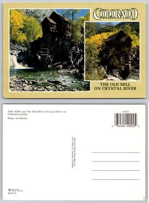 Colorado Crystal Mill The Old Mill Crystal River Autumn Fall Trees Postcard