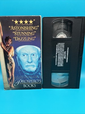 Prospero's Books (VHS, 1991) John Gielgud Rare Erotic Fantasy HTF OOP Non-Rental
