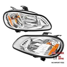 Headlights Headlamps Left Right Set Replacement for 2004-2013 Pair