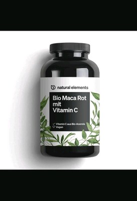 Bio Maca hochdosiert Pulver Vitamin C 180 Kapseln 