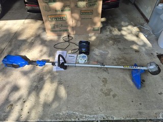 Kobalt 2580 06 80 V weedeater 2.5Ah Battery And Charger Included. Tested/working