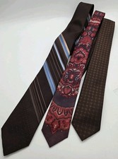 LOT of 3 Neckties 1960's Wembley Wemlon MOD Narrow Skinny RETRO Rockabilly Ties