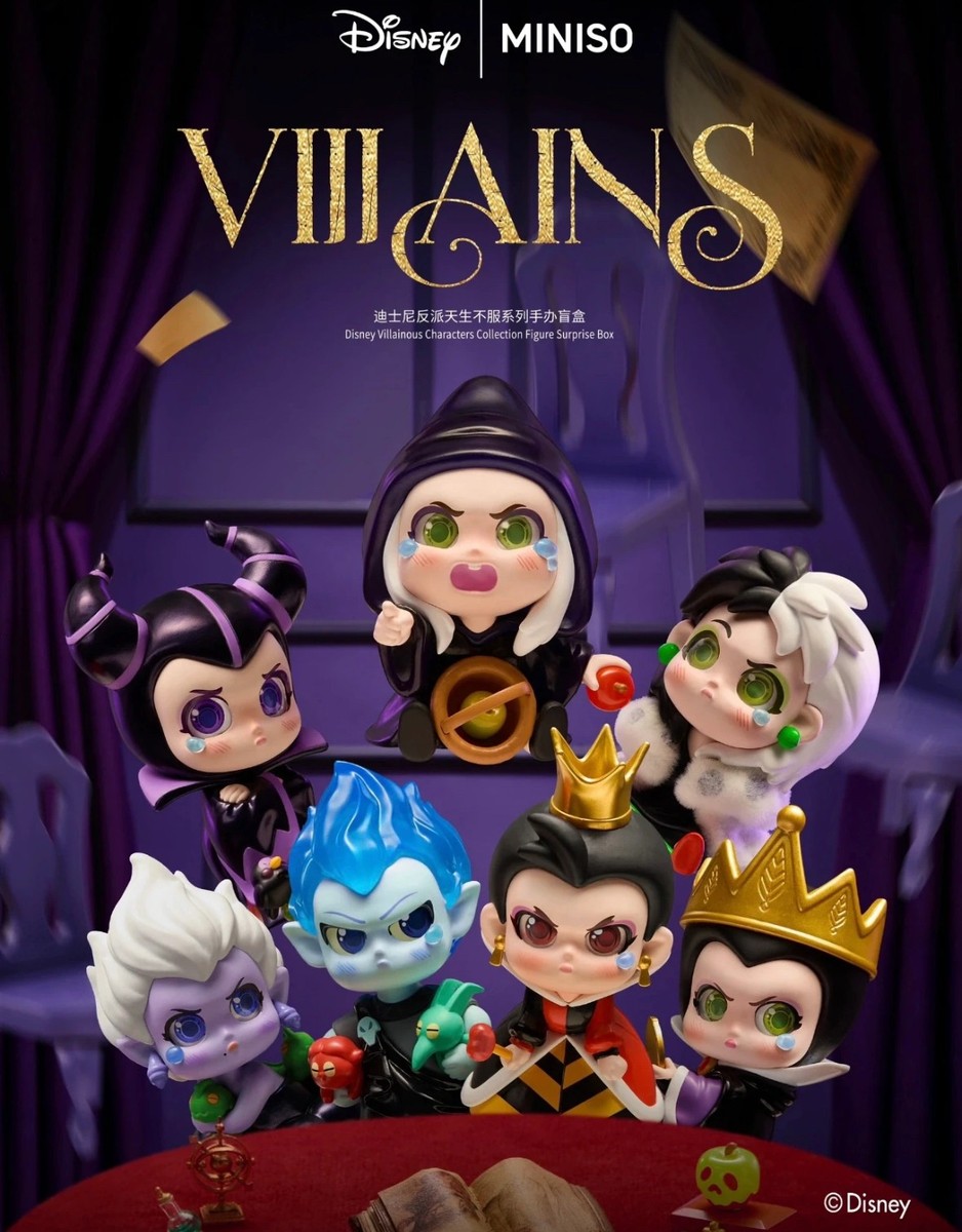 MINISO DISNEY VILLAINS SERIES BLIND BOX CONFIRMED FIGURES GIFT TOY