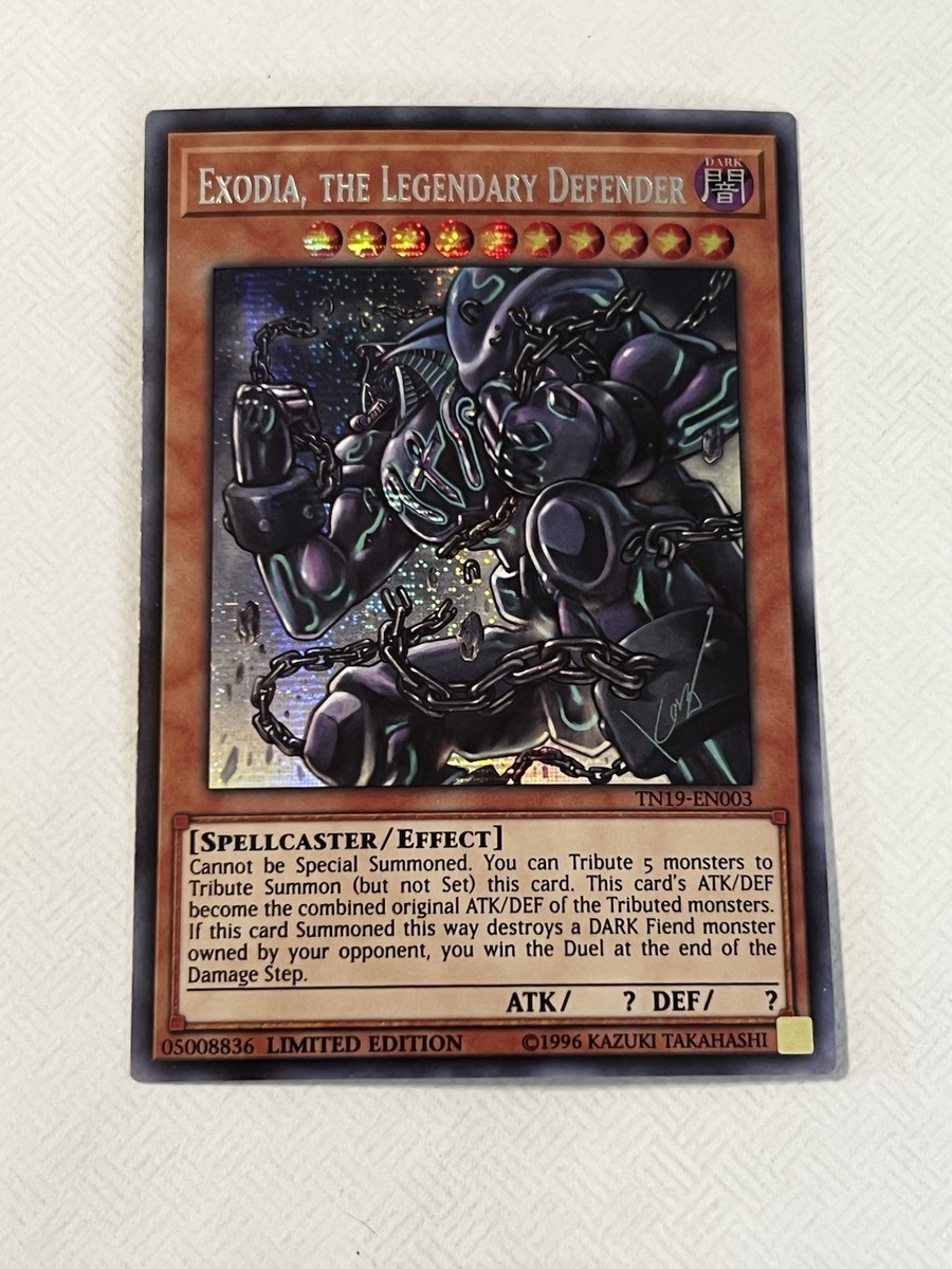 Yu-Gi-Oh! Exodia, the Legendary Defender TN19-EN003 Holo Limited