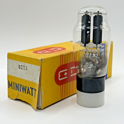 Philips GZ32 52KU , D getter R71, Blackburn factory year 1959, STRONG NOS NIB