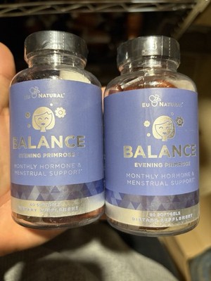 Lot of 2 EU Natural Balance Evening Primrose - Hormone & Menstrual Support