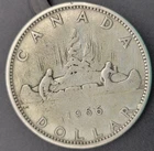 1966 CANADIAN SILVER ONE DOLLAR ELIZABETH II