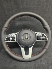Mercedes A Class W177 CLA C118 GLA GLB OEM Steering Wheel NEW Leather OEM