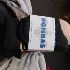 Bombas Socks Youth Kids XS Black Multicolor Calf Socks Comfort Honeycomb Arc Sup