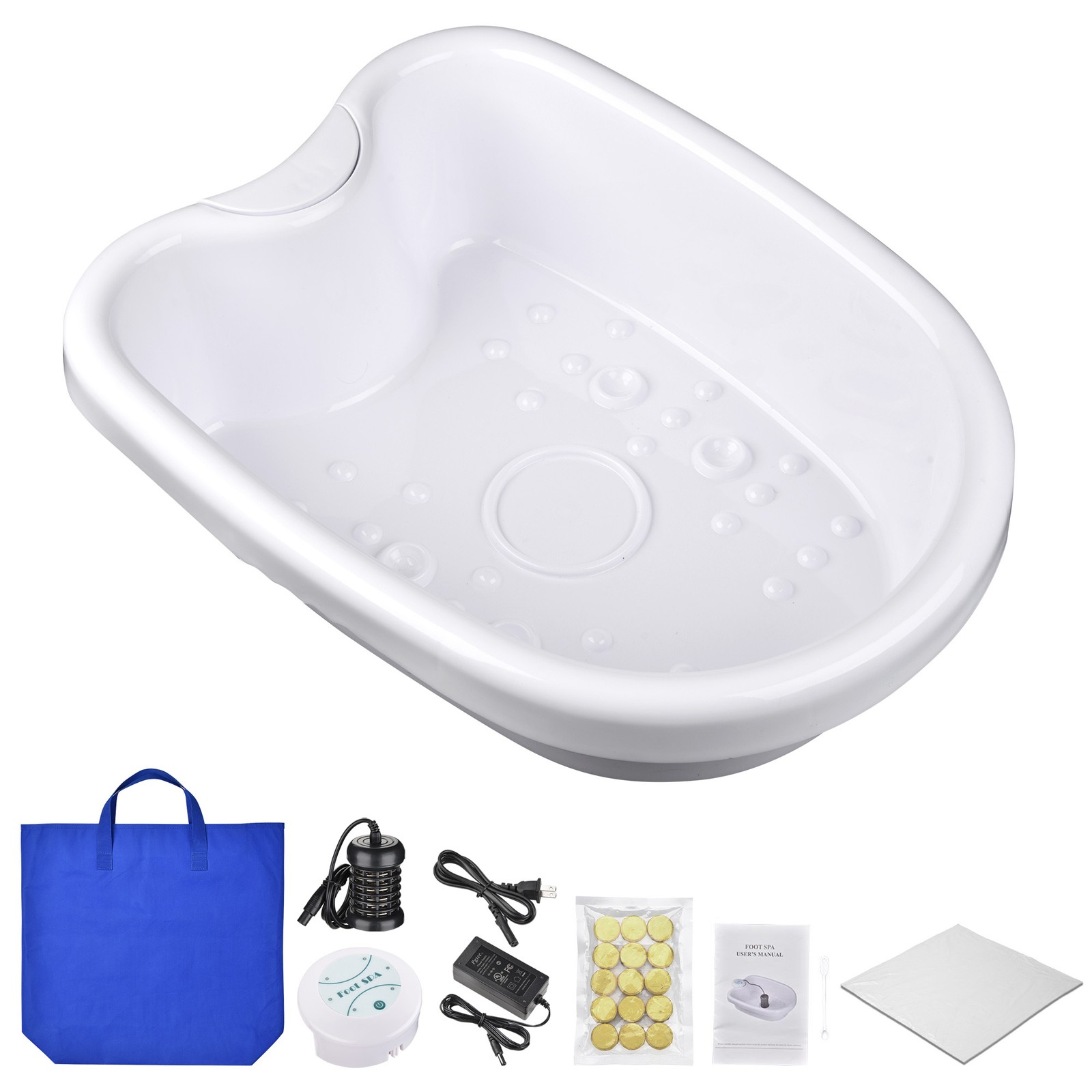 Yessources Home Ionic Detox Foot Basin Bath Tub Spa Cleanse Machine Relax Body
