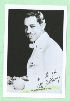 Found 4X6 PHOTO of Old Cab Calloway the Famous COTTON CLUB Band Leader