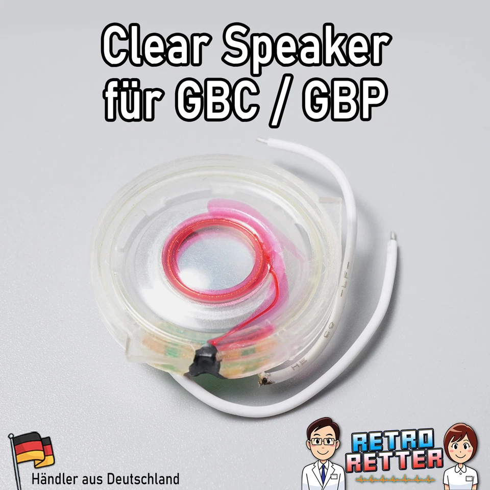 FunnyPlaying GBC / GBP Clear Lautsprecher GameBoy Color Pocket Speaker