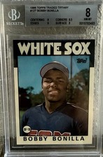 Topps Tiffany 1986 Traded Bobby Bonilla #12T Chicago White Sox BGS 8 MLB