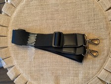 Crossbody Purse Strap Solid Black Bag Strap Guitar Strap NEW