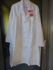 Ancien neuf Tablier Vêtement De Travail Homme Sanfor Taille 50 coton blanc