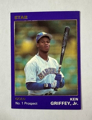 1990 Star Company Ken Griffey Jr  Limited Edition GOLD Set 1500 printed