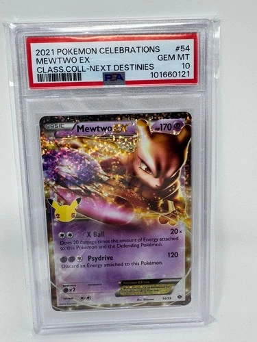 Mewtwo EX #54 Pokemon Celebrations PSA 10