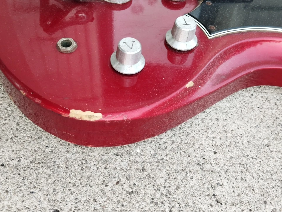 ancien guitare electrique vintage guitar - Photo 3/4