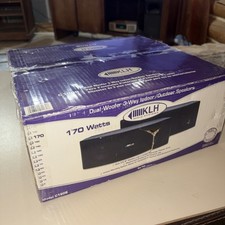 Altavoces KLH C-180B (par) Doble-woofer Negro Interior/Exterior Nueva Caja Abierta