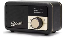Roberts Revival Petite DAB/DAB+/FM Portable Radio with Bluetooth - Black