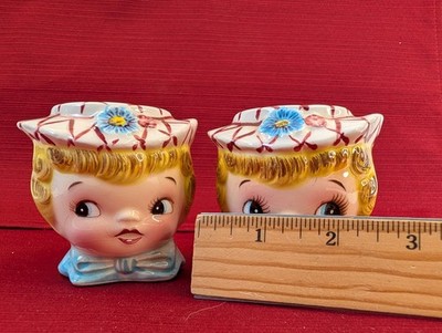 Lefton Miss Dainty 1950s Salt And Pepper Shakers 3” #439 | eBay