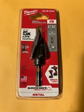 Broca de titanio con paso de impacto Milwaukee 48-89-9249 ONDA DE CHOQUE 7/8" - 1-1/8" #9