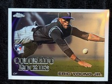 Topps Chrome Colorado Rockies Eric Young Jr. Rookie Card #171 MLB Trading Card