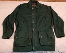 Timberland Field Jacket Medium Green Vintage 90s Weathergear Canvas Coat Y2K