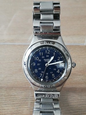 Armbanduhr Swatch BLUE BOAT YWS420GC Armbanduhr Swiss Made 1993 blaue Krone