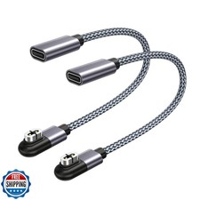 RUXELY USB C to Shokz Headphones Charger Cable Adapter 2Pack,Shokz Magnetic C