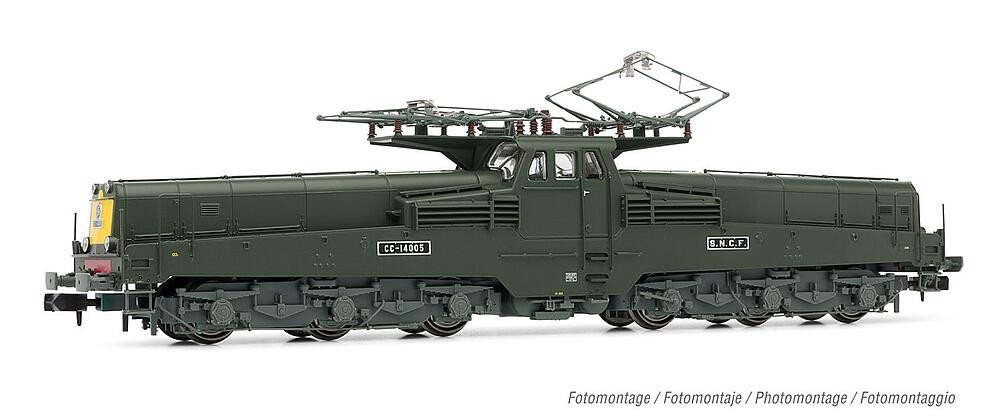 Arnold 80297678 - 1/160 SNCF, Electric Locomotive CC 14004, With 4 Headlights, G