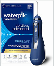 Waterpik Cordless Advanced Water Flosser Blue/White Rechargeable 3 Settings