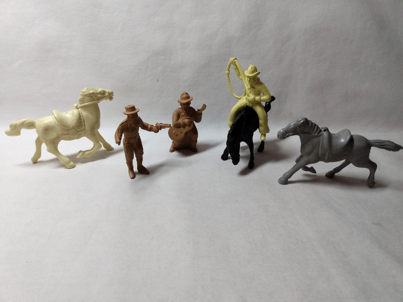 Marx Roy Rogers Ranch Set Cowboys + Horses Replacement Parts Western Vintage