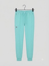 Koi Basic Women's Scrub Pants Size Small Aqua Blue