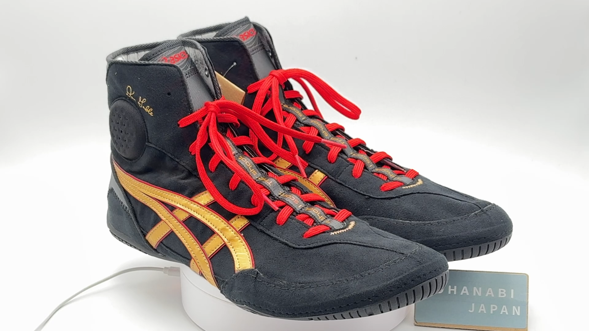ASICS EX-EO Wrestling Boxing Shoes 1081A052 DAN GABLE EVO 3 Black