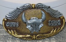 Easyriders 20th Anniv  Sturgis 50th Anniv Belt Buckle 416 of 10000 Talon Leathe