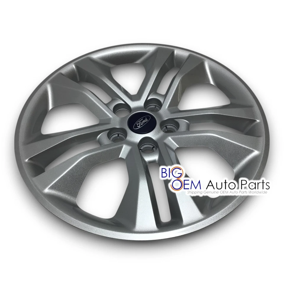 Ford Escape 2020-2024 17" rueda de acero cubierta tapacubos plateada nuevo OEM LJ6Z-1130-A Foto 2 de 4