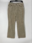 Lauren Ralph Lauren Womens Beige Corduroy Flat Front Dress Pants Size 10 — photo 1